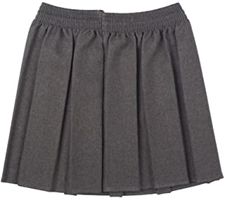 Ou Niñas Uniforme Escolar Caja Plisado elástico Falda Schoolwear tamaño 2 – 17yrs